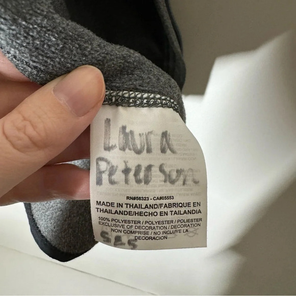 Nike DriFit Zip Up Grey Hooded Zip Up Sweatshirt Size Medium - Picture 5 of 7